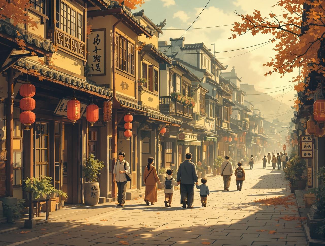自研原创IP《长街故事》系列 - 黄豆ai漫剧作品案例