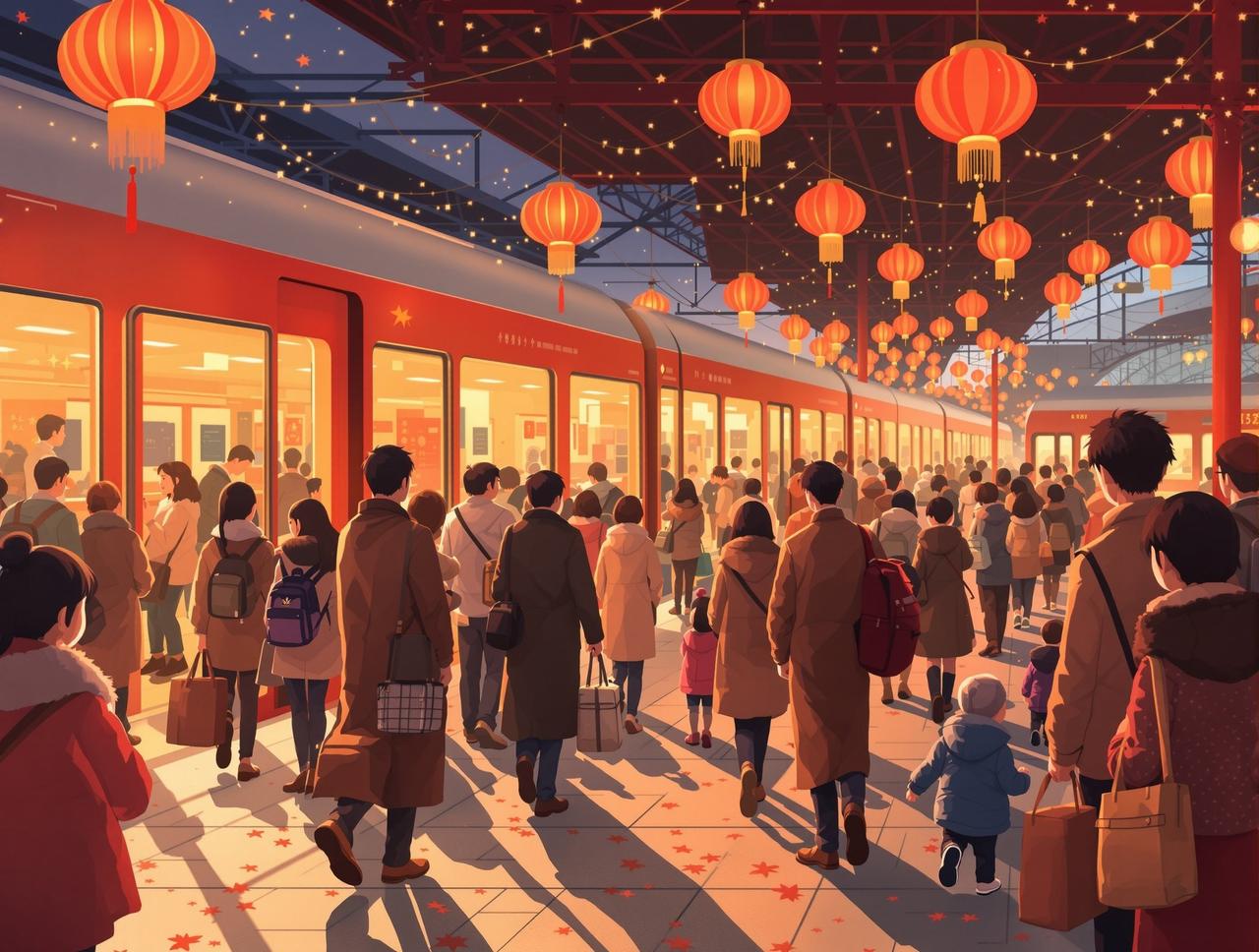 2026春节温情短片《回家》 - 黄豆ai漫剧作品案例